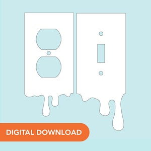 SVG ファイル - ライトスイッチとコンセントカバー - Drippy