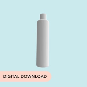 3D Printer STL File - Miniature Shampoo bottle - 12scale dollhouse