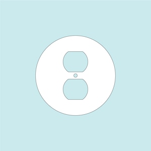 SVG File Outlet Cover Circle image 3