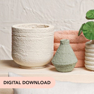 3D Printer STL File - Miniature Dollhouse Planter 12