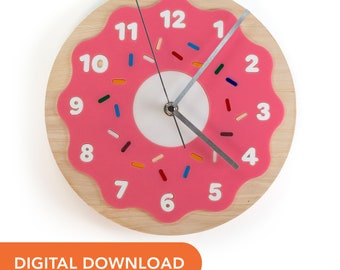 SVG File - DIY Donut Wall Clock