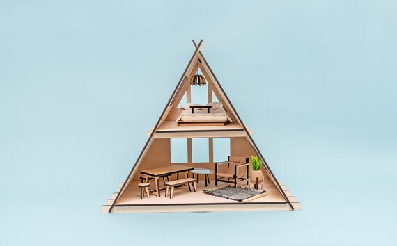 a frame dollhouse kit