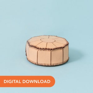 Laser Cutter SVG File - Miniature - Dollhouse moroccan pouffe template 12-scale