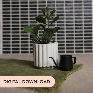 3D Printer STL File - Miniature Dollhouse Planter 1