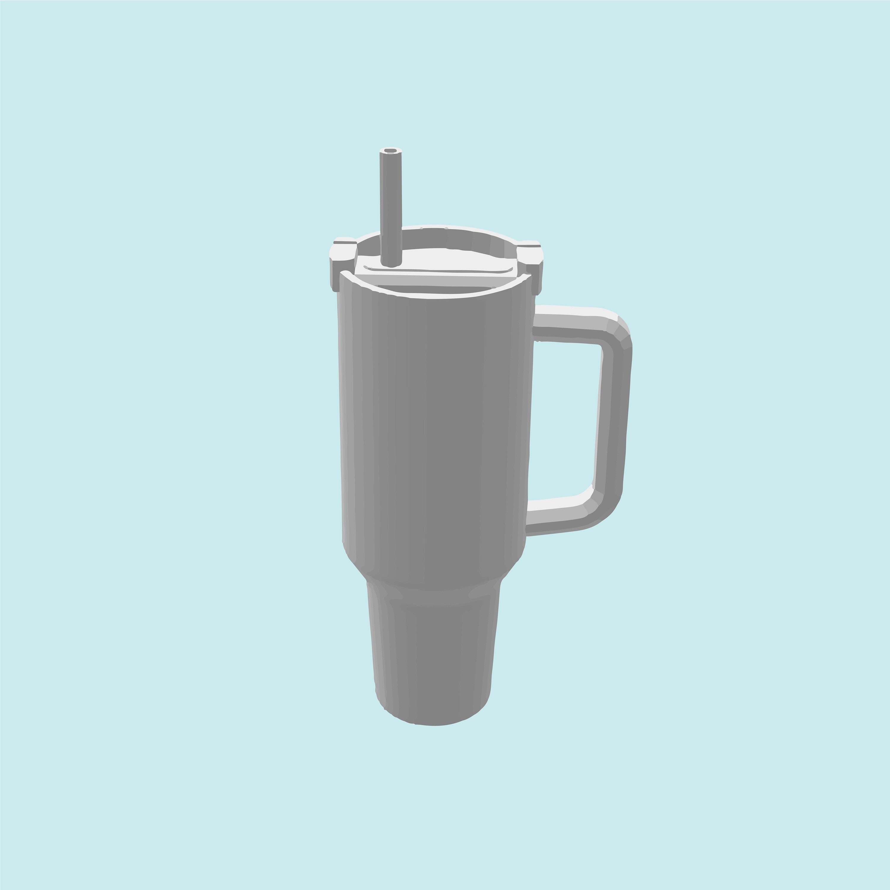 STL file Tumbler Holder and Lid for Party Glasses 🥳・3D printable