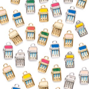 Miniature Sardine Tin Fish Charm