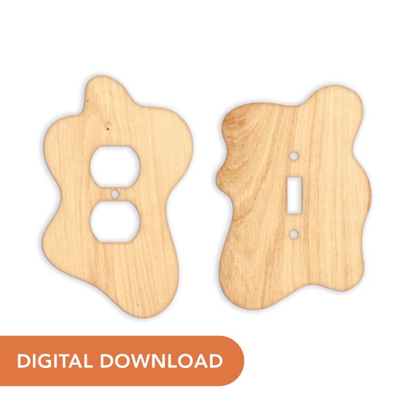 SVG File - Light Switch and Outlet Cover - Abstract