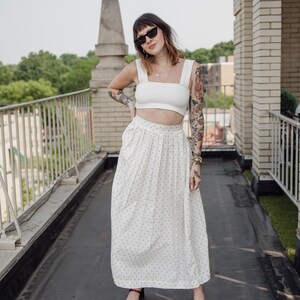 Gold Polka Dot Skirt Etsy
