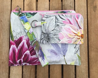 Flower Clutch and Coin Purse
