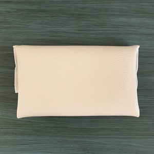 White Vegan Leather Punk Date Night Clutch image 2