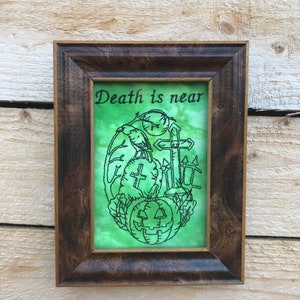 Death is Near Graveyard Art