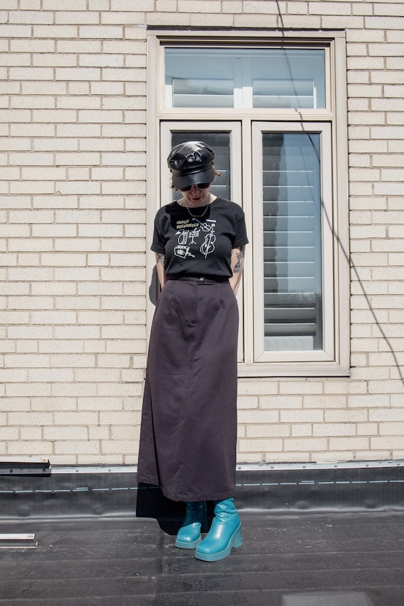 Black Midi Skirt