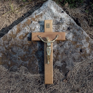 Vintage Wooden Crucifix