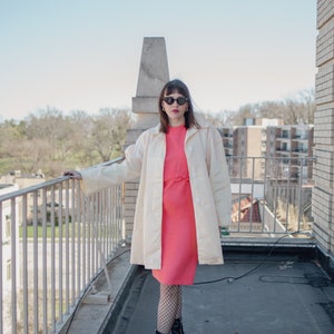 Vintage crèmekleurig jack