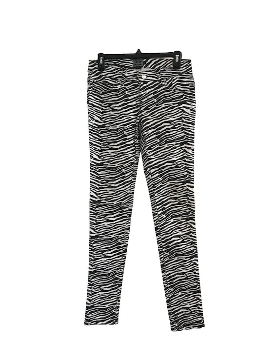 Tripp NYC Zebra Skinny Jeans