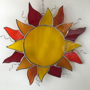 Stained glass sun
