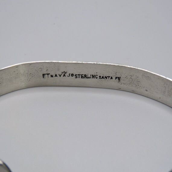 SIGNED 50.4 grams sterling silver cuff bracelet, … - image 6