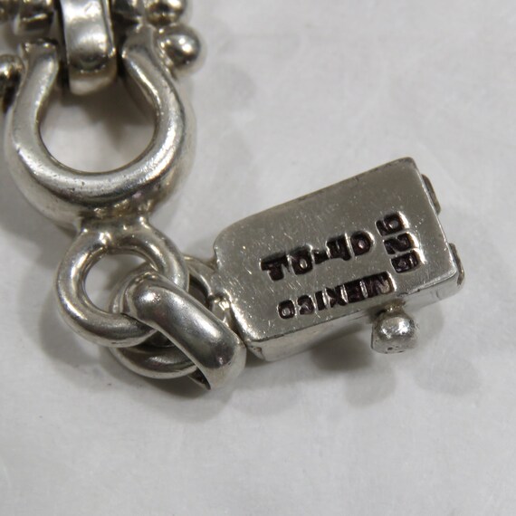 40 grams sterling silver chain link bracelet, mar… - image 6