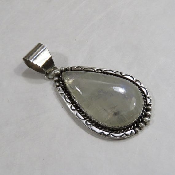 49.1 grams sterling silver pendant, moonstone, SI… - image 4