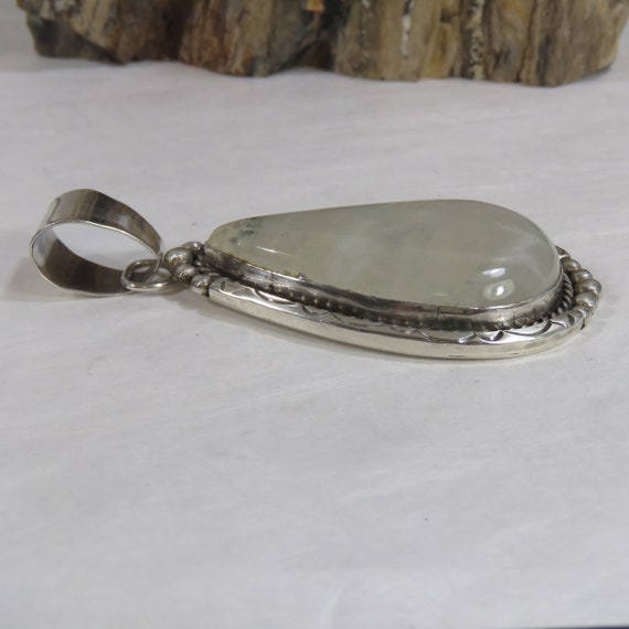 49.1 grams sterling silver pendant, moonstone, SI… - image 3