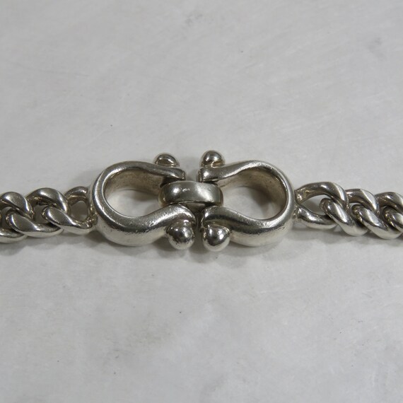 40 grams sterling silver chain link bracelet, mar… - image 2
