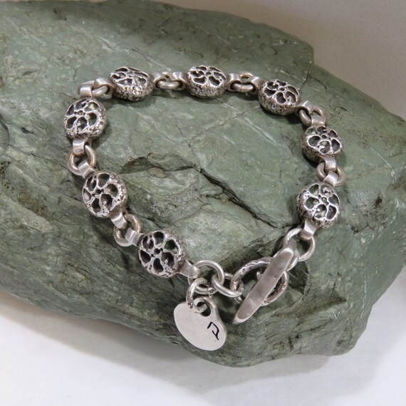 51.3 grams SIGNED sterling silver chain link brac… - image 7