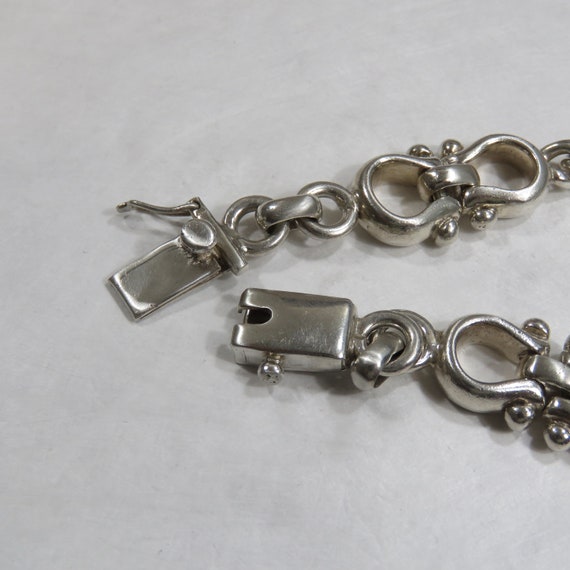40 grams sterling silver chain link bracelet, mar… - image 4