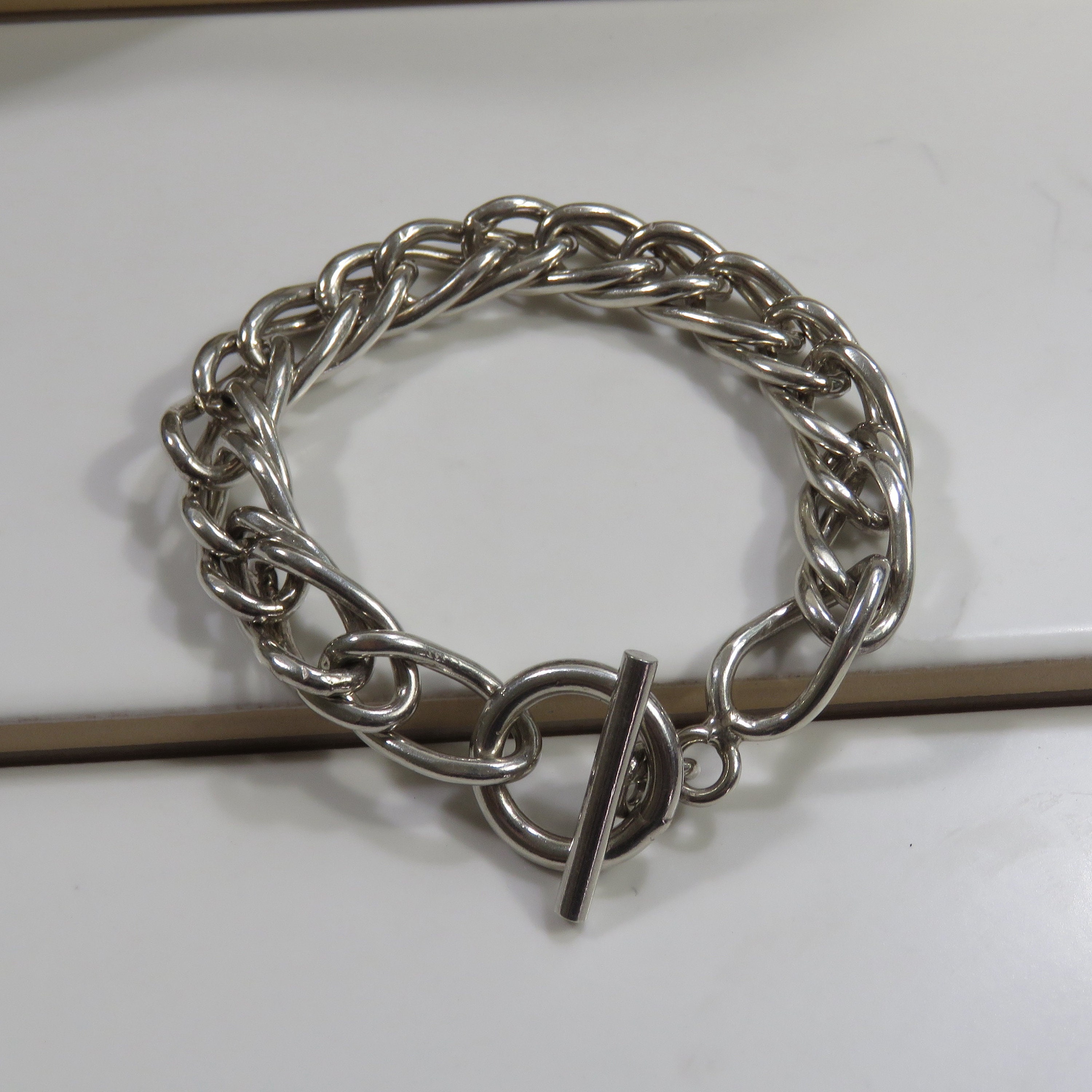 アクセサリー SILVER925 HEAVY WEIGHT CHAIN BRACELET s-l400.jpg
