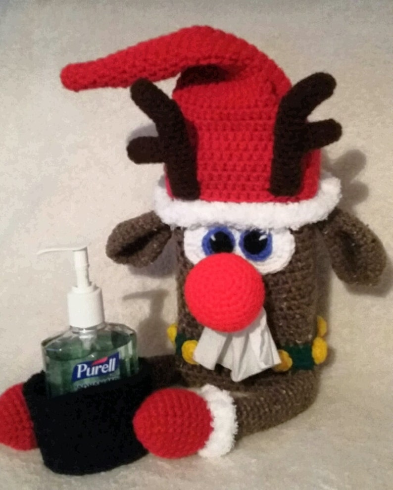 CROCHET PATTERN only S'Naughty Or Nice Sniffle Station Etsy