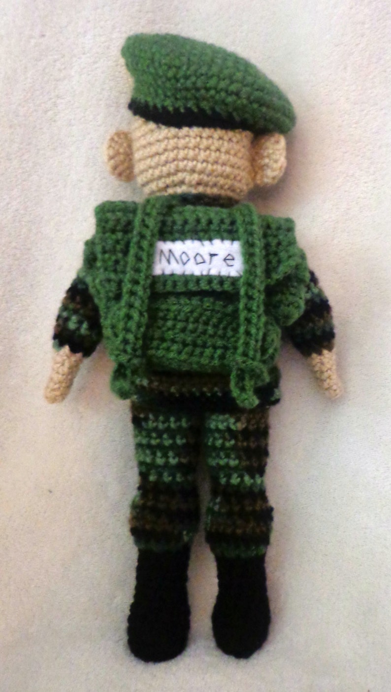 CROCHET PATTERN Only Army Amis Boy & Girl Military Etsy