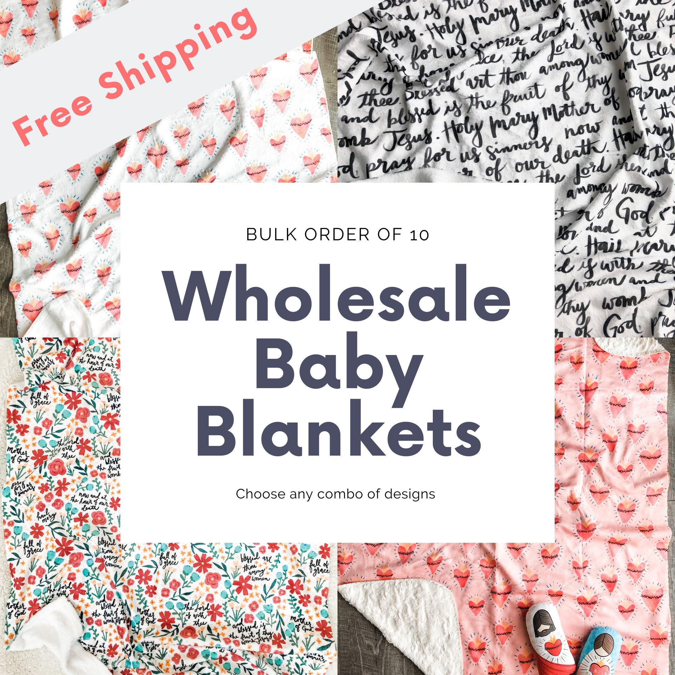 bulk baby blankets