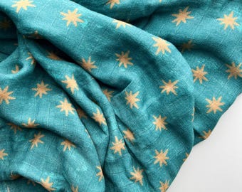 Catholic Baby Swaddle - Guadalupe Stars Mantle