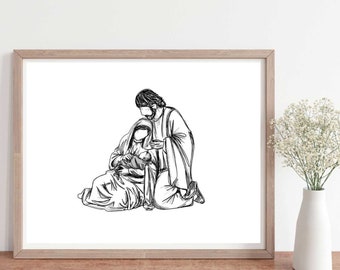 Holy Family Physical Print 8x10