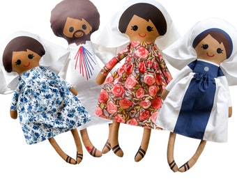 Baptism Gift, Everyday Saint Doll - Catholic Saint Doll - First Communion Gift - Catholic Gift for Kids - Catholic Toy