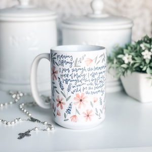 Morning Offering Prayer Catholic Mug