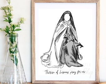 St Therese of Lisieux Physical Print 8x10