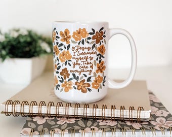Surrender Floral Mug