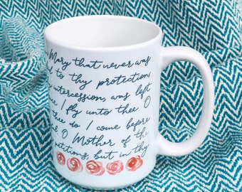 Memorare Prayer Mug