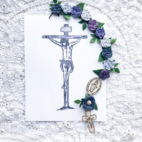 Crucifix Printable Download | Etsy