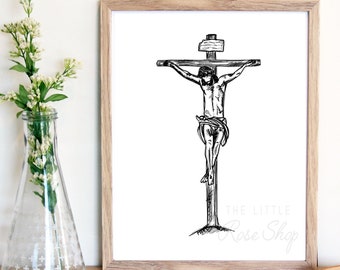 Crucifix Physical Print 8x10