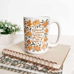 Surrender Floral Mug