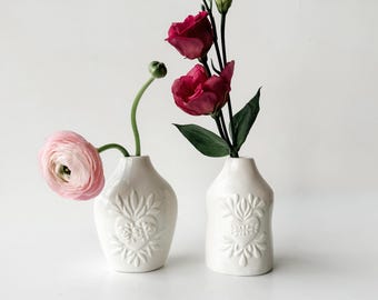 Ceramic Flower Bud Vases