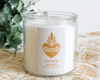 Sacred Heart Prayer Candle