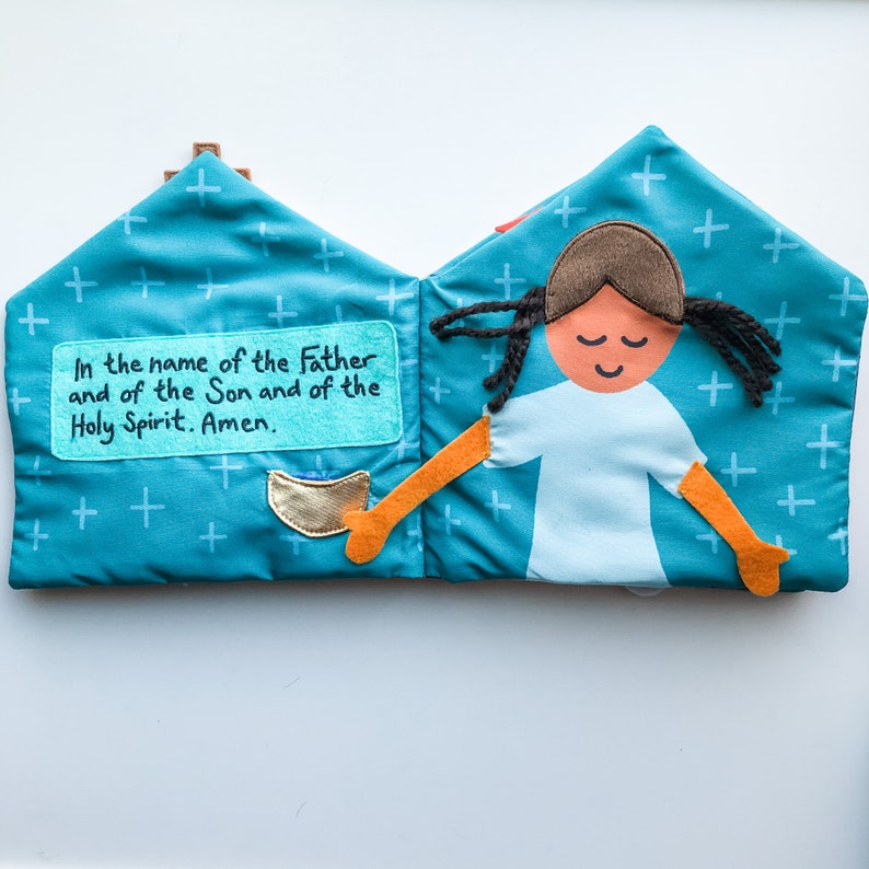 Mass Quiet Book Catholic Baby Book Soft Religious Prayer Etsy