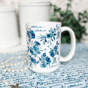 Catholic Mug, Limited Edition Floral Easter Mug