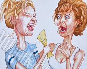 Amber & Loretta Movie Quote Art Print