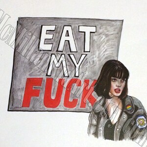 Rose McGowan as Amy Blue "The Doom Generation" Art print