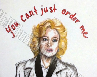 Melanie Griffith "Working Girl" Movie Art Print