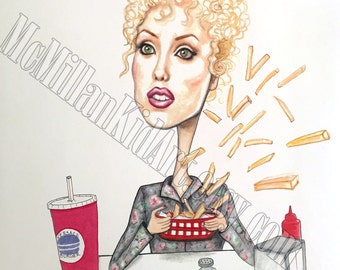 Showgirls &quot;Different Places&quot; Nomi Malone Movie Quote Art Print