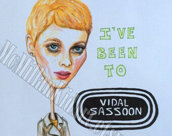 Rosemary's Baby "Vidal Sassoon" Movie Quote Art